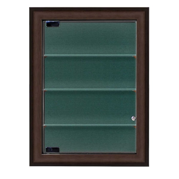 Indoor Enclosed Combo Board, 72"x36", Bronze Frame/Grey & Rubber